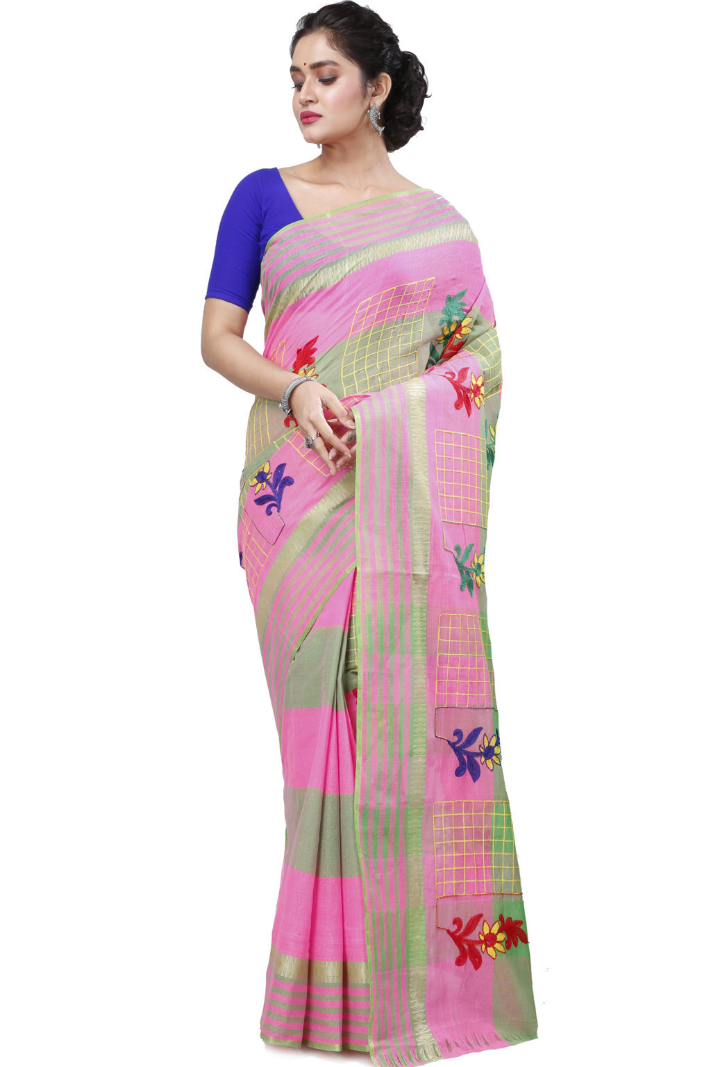 Light Pink Pure Cotton Rivka Tant Embroidery (982)